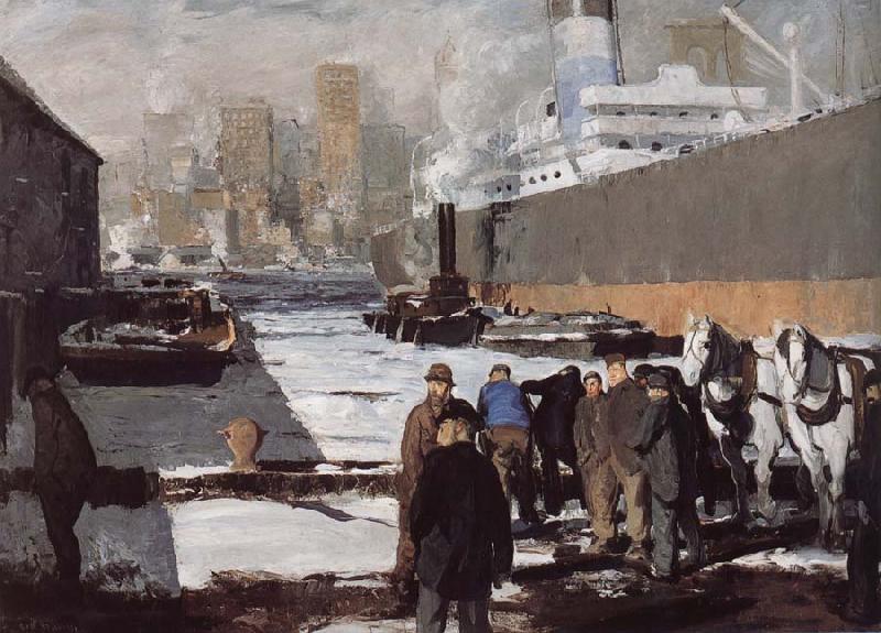 George Wesley Bellows Docker oil painting image
